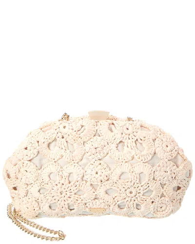 Rafe Aya Raffia Clutch In Neutral