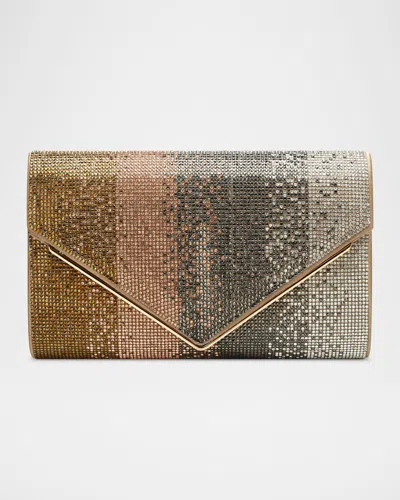 Rafe Candy Embellished Envelope Flap Clutch Bag In Gold / Bronze
