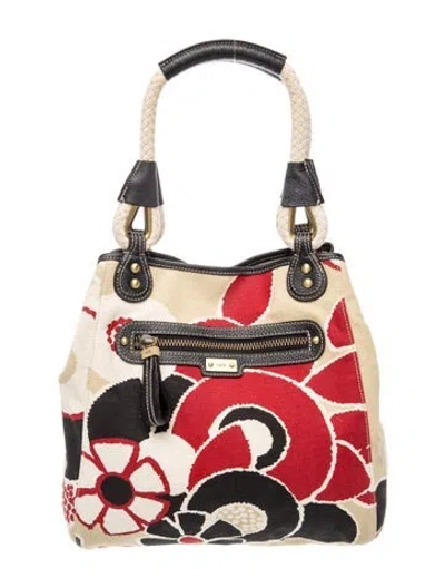 Pre-owned Rafe Canvas Tote Vintage In Neutrals