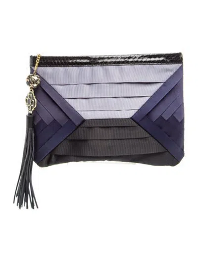 Pre-owned Rafe Clutch In Blue
