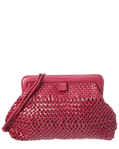 Rafe Fernanda Leather Clutch In Pink