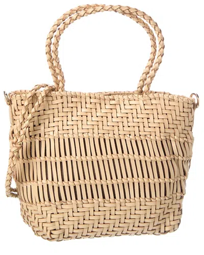 Rafe Rafé Kaya Leather Tote In Beige