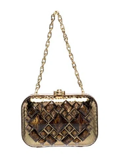 Pre-owned Rafe Leather Evening Bag In Black