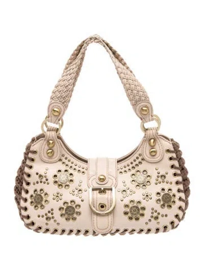 Pre-owned Rafe Leather Shoulder Bag In Neutral