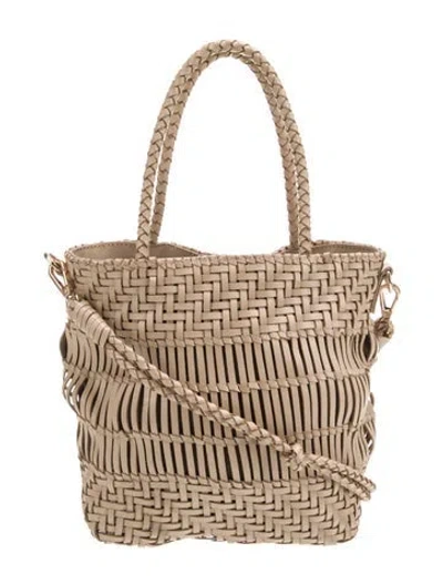 Pre-owned Rafe Leather Top Handle Bag In Neutral