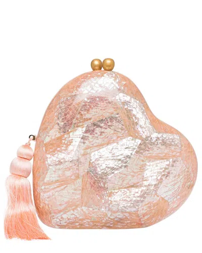 Rafe Love Shell Clutch In Pink