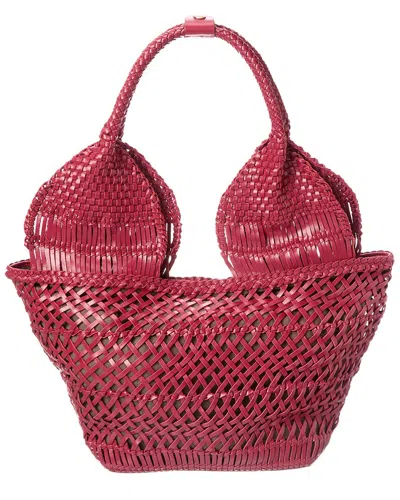 Rafe Rafé Margarita Leather Tote In Red