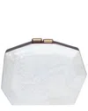 Rafe Rafé Meagan Abalone Clutch In White