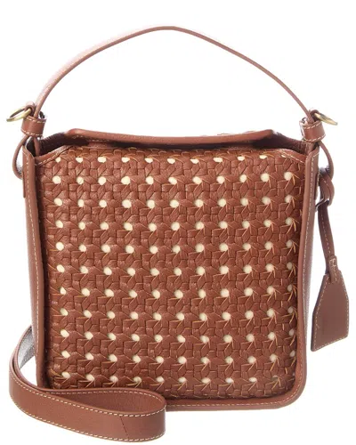 Rafe Megan Leather Satchel In Brown