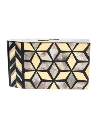 Pre-owned Rafe Mother Of Pearl Clutch In Multi