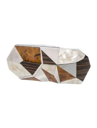 Pre-owned Rafe Mother Of Pearl Minaudière