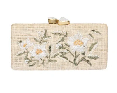 Rafé New York Rafe New York Alessandra Rattan Long Clutch In White