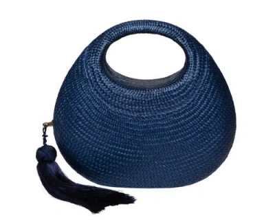 Rafé New York Rafe New York Isi Cut Out Handle Clutch In Blue