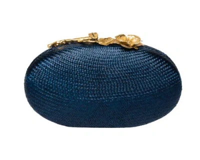 Rafé New York Rafe New York Joanna Oval Clutch In Blue
