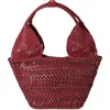 Rafé New York Rafe New York Margarita Woven Tote In Burgundy