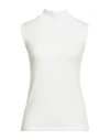 Raffaela D'angelo Woman Turtleneck Ivory Size S Polyamide, Viscose, Wool, Cashmere In White
