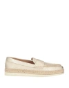 Raffaele Pintucci  Bari Raffaele Pintucci Bari Woman Espadrilles Platinum Size 7.5 Leather In Grey
