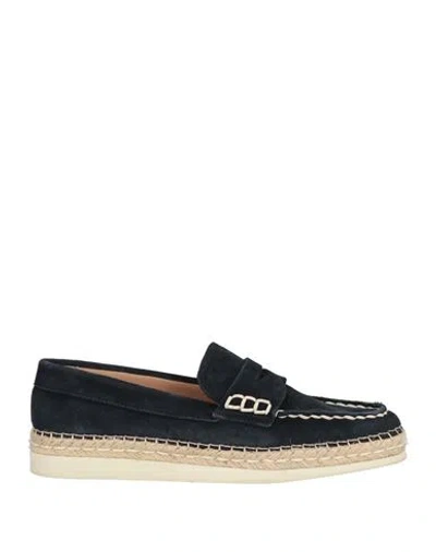 Raffaele Pintucci  Bari Raffaele Pintucci Bari Woman Loafers Midnight Blue Size 7.5 Leather In Black