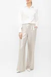 Raffaello Rossi Agatha Wide Leg Trousers In 921 In Neutral