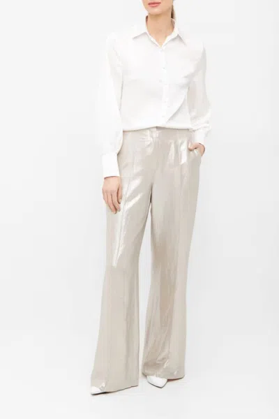 Raffaello Rossi Agatha Wide Leg Trousers In 921 In Neutral