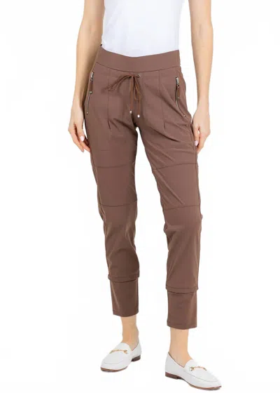 Raffaello Rossi Candy Jogger Pants In Copper In Brown