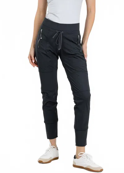 Raffaello Rossi Candy Jogger Pants In Slate Grey In Black