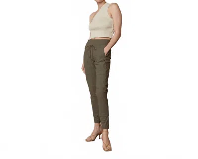 Raffaello Rossi Candy Pants In Olive In Green