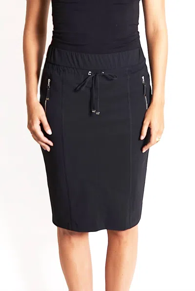 Raffaello Rossi Nele Knee Length Skirt In Black