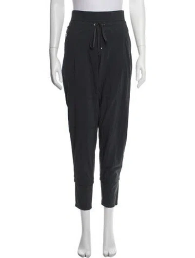 Pre-owned Raffaello Rossi Nylon Straight Leg Pants In Grey