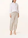 Raffaello Rossi Pascale Cargo Pants In Chalk In White