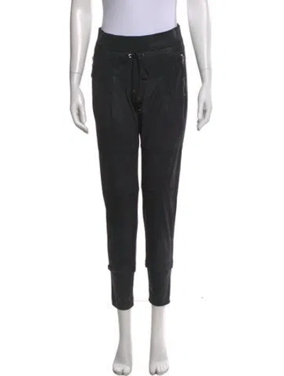 Pre-owned Raffaello Rossi Straight Leg Pants In Black