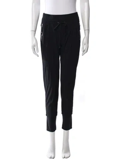 Pre-owned Raffaello Rossi Straight Leg Pants In Black
