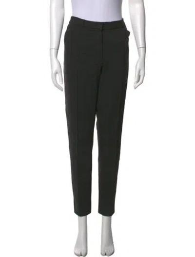 Pre-owned Raffaello Rossi Straight Leg Pants In Black