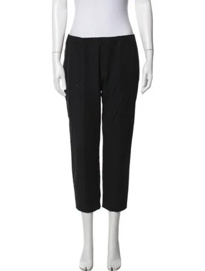 Pre-owned Raffaello Rossi Straight Leg Pants In Black