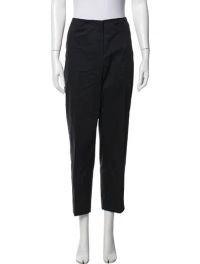 Pre-owned Raffaello Rossi Straight Leg Pants In Black