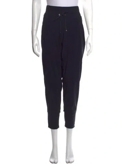 Pre-owned Raffaello Rossi Straight Leg Pants In Black
