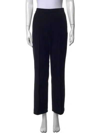 Pre-owned Raffaello Rossi Straight Leg Pants In Black