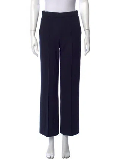 Pre-owned Raffaello Rossi Straight Leg Pants In Blue