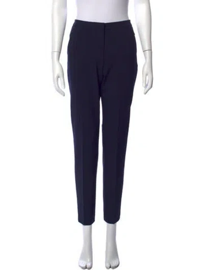 Pre-owned Raffaello Rossi Straight Leg Pants In Blue
