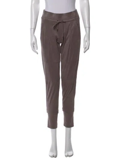 Pre-owned Raffaello Rossi Straight Leg Pants In Brown