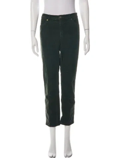 Pre-owned Raffaello Rossi Straight Leg Pants In Green