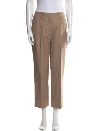 Pre-owned Raffaello Rossi Straight Leg Pants In Neutral