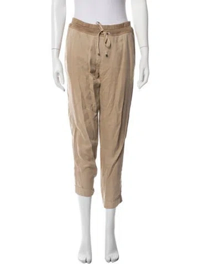 Pre-owned Raffaello Rossi Straight Leg Pants In Neutrals