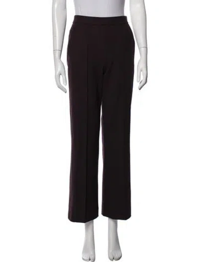 Pre-owned Raffaello Rossi Straight Leg Pants In Purple