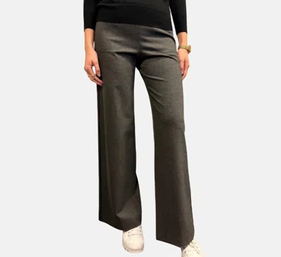Raffaello Rossi Vika Jersey Pant In Antrhacite In Gray