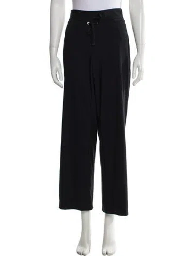 Pre-owned Raffaello Rossi Wide Leg Pants In Black
