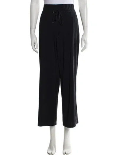 Pre-owned Raffaello Rossi Wide Leg Pants In Black