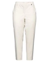 Raffaello Rossi Woman Pants Ivory Size 16 Polyester, Viscose, Elastane In White