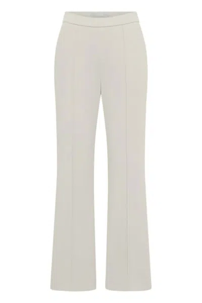 Raffaello Rossi Women's Renee Straight Leg Pants In Woolwhite In White