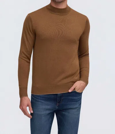 Raffi Bode Mock Neck Sweater In Almond In Brown